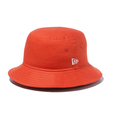 ニューエラ（NEW ERA）帽子 ハット バケット01 ベーシック ツイルコットン オレンジ S-Lサイズ(57-59cm) 14667744