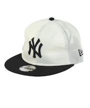 ニューエラ（NEW ERA）帽子 キッズ Youth 9FIFTY トラッカー All Mesh ニューヨーク・ヤンキース 白 52-55cm 1439198…