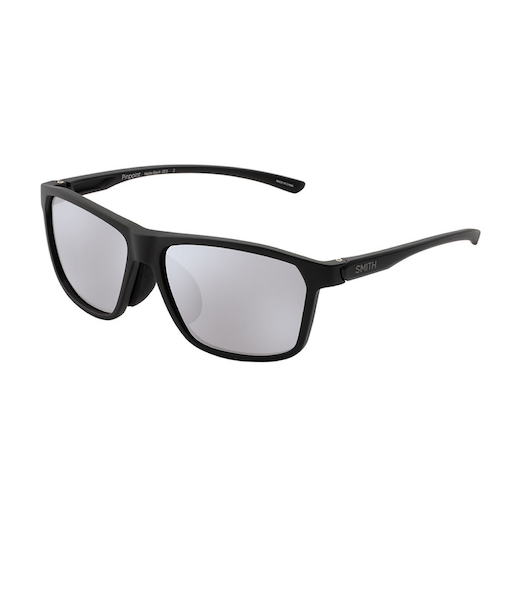 スミス（SMITH）サングラス POLARX Pinpoint Matte Black X-Gray 27 Silver Mirror ケース付 偏光レンズ …