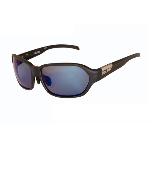 スミス(SMITH)サングラス POLARX Aura Matte Black X-Gray 27 Blue Mirror ケース付 偏光レンズ ジャパンフィ…