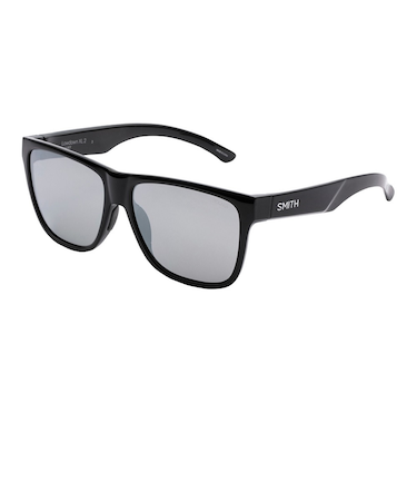 スミス(SMITH)サングラス POLARX Lowdown XL 2 Black X-Gray 27 Silver Mirror ケース付 男女兼用 薄型 …