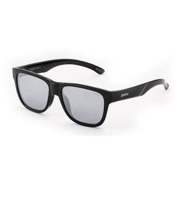 スミス（SMITH）サングラス POLARX Lowdown Slim 2 Black X-Gray 27 Silver Mirror ケース付 男女兼用 薄…
