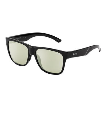 スミス（SMITH）サングラス POLARX Lowdown 2 Black X-Light Green 37 Silver Mirror 黒 ケース付 男女…