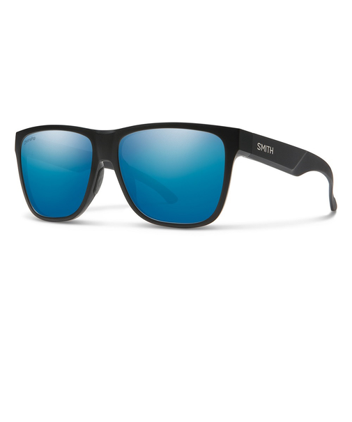 スミス(SMITH)サングラス Lowdown XL 2 Matte Black CP Polarized Blue Mirror ケース付