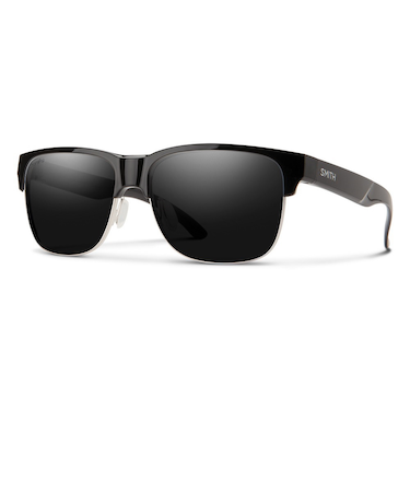 スミス（SMITH）サングラス Lowdown Split Matte Black CP Polarized Black 黒 ケース付  偏光レンズ 紫外線対…