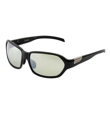 スミス（SMITH）サングラス POLARX Aura Matte Black X-Light Green 37 黒 ケース付 偏光 8カーブレンズ 目 保護…