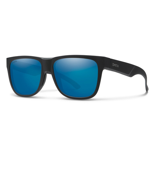スミス（SMITH）サングラス Lowdown 2 Matte Black CP Polarized Blue Mirror ケース付 偏光 UVカット撥水 …