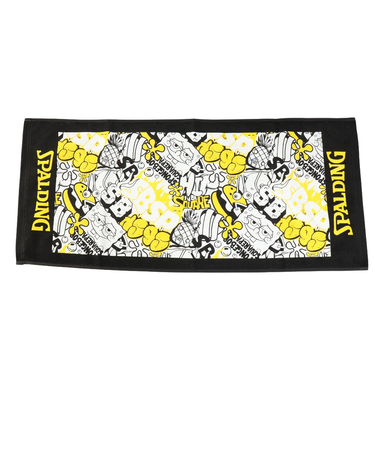 スポルディング（SPALDING）プリントタオル スポンジ・ボブ グラフィティ イエロー SAT211320