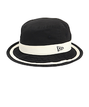 ニューエラ（NEW ERA）帽子 ハット バケット01 Striped Band COLOR B CHR 黒 Mサイズ 14388535 バケハ スト系 日よ…