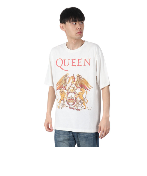 クイーン（Queen）クイーン ロゴ 半袖Tシャツ 4515043-06 OFF