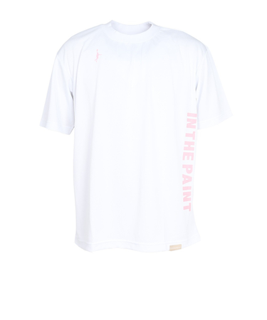 インザペイント（IN THE PAINT）バスケットボールウェア 半袖Tシャツ ITP25329WHT/PNK