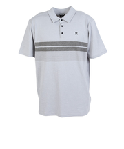 ハーレー（HURLEY）PRINTED STRIPE SLUB 半袖ポロシャツ MKT02173-002