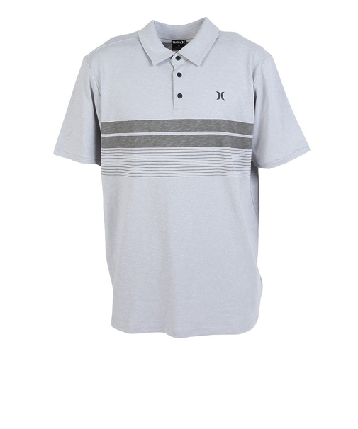 ハーレー（HURLEY）PRINTED STRIPE SLUB 半袖ポロシャツ MKT02173-002