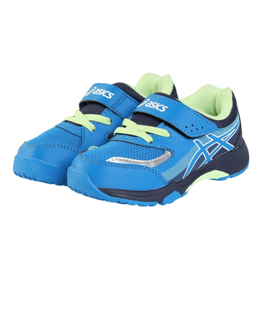 アシックス（ASICS）ジュニア キッズスポーツシューズ レーザービーム KG-MG ブルー ホワイト 1154A213.400 スニーカー