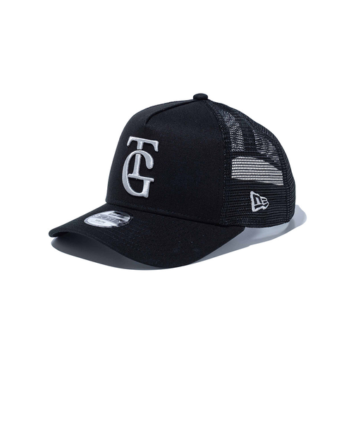 ニューエラ（NEW ERA）キャップ ジュニア 9FORTY A-Frame トラッカー 読売ジャイアンツ ビジター 黒 52-55cm 14524498 ス…