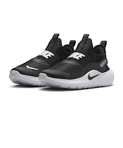 ナイキ（NIKE）ジュニアスニーカー スポーツシューズ フレックス ランナー 4 GS ブラック IF2893-002 着脱簡単 伸縮性 耐久性