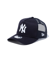 ニューエラ（NEW ERA）帽子 キャップ 9FORTY A-Frame トラッカー ニューヨーク・ヤンキース 紺 56-60cm 14524992 スポーツ…
