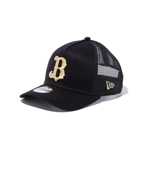 ニューエラ（NEW ERA）キャップ ジュニア 9FORTY A-Frame トラッカー オリックス･バファローズ 黒 52-55cm 14524503 スポ…