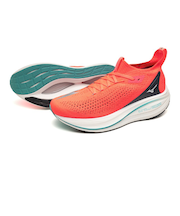 ミズノ（MIZUNO）ランニングシューズ ジョギングシューズ ミズノ ネオ ビスタ 2 ピンク グレー J1GC253903 スニーカー