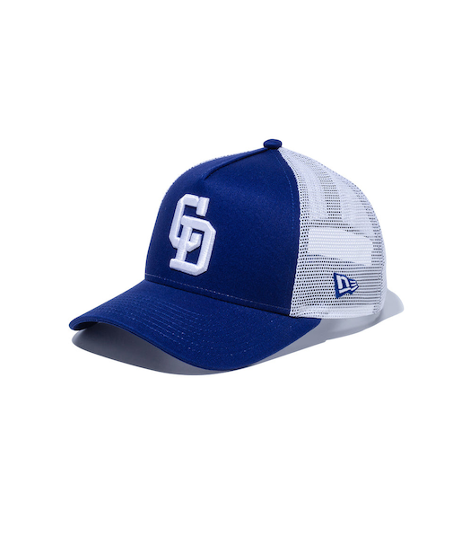 ニューエラ（NEW ERA）キャップ ジュニア 9FORTY A-Frame トラッカー 中日ドラゴンズ 青 52-55cm 14524508 スポーツキャップ