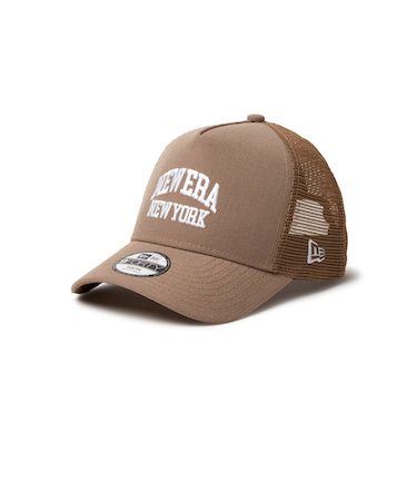 ニューエラ（NEW ERA）帽子 キャップ ジュニア Youth 9FORTY A-Frame トラッカー College Logo カーキ 52-55cm …
