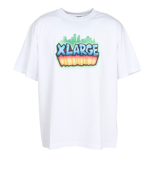 エクストララージ（XLARGE）SKYLINE 半袖Tシャツ 101252011017-WHITE