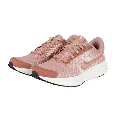 ナイキ（NIKE）ランニングシューズ ジョギングシューズ  ラン デファイ サーモンピンク HM9593-601 クッション性 安定性 通気性