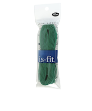 イズフィット（is-fit）シューレース 靴ひも X AC Dグリーン 150cm