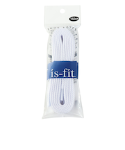 イズフィット（is-fit）シューレース 靴ひも X AC シロ 150cm