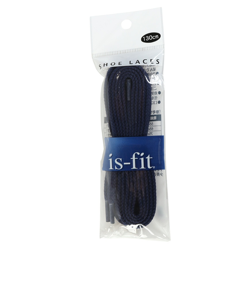 イズフィット（is-fit）シューレース 靴ひも X AC Dネイビー 130cm