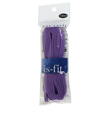 イズフィット（is-fit）シューレース 靴ひも X AC パープル 150cm