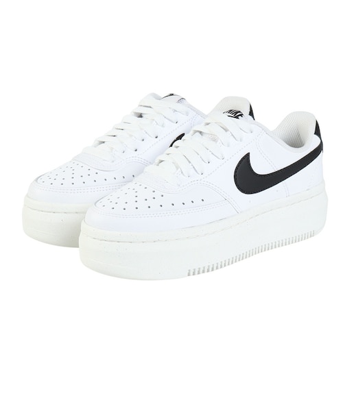 NIKE スニーカー ホワイト/ブラック ナイキ（NIKE）スニーカー スポーツシューズ コート ビジョン アルタ