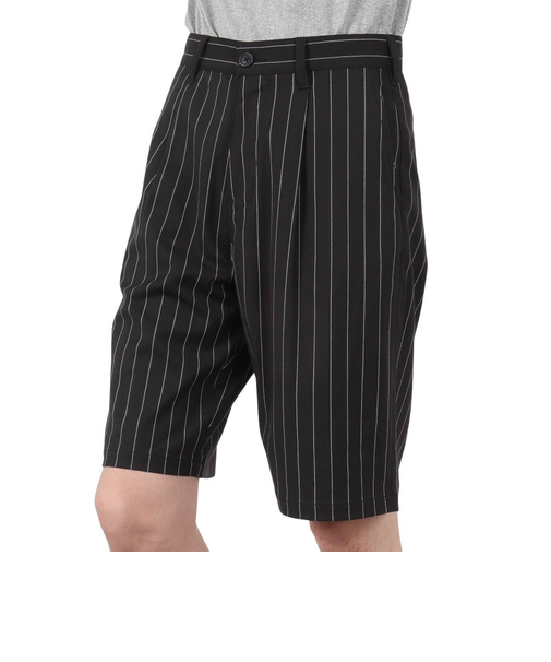 エクストララージ（XLARGE）ストライプ DRESS ショートパンツ 101252031009-BLACK