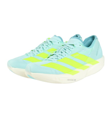 アディダス（adidas）ランニングシューズ トレーニングシューズ 部活 アディゼロ タクミ セン 11 ターコイズ JH5223 スニーカー