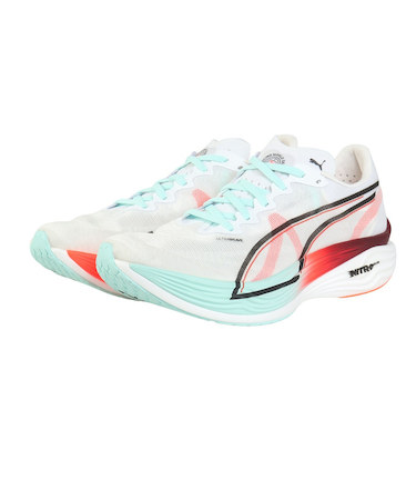 プーマ（PUMA）ランニングシューズ トレーニングシューズ プーマ ハイロックス ディヴィエイト ニトロ エリート 3 レッド ホワイト 31229101
