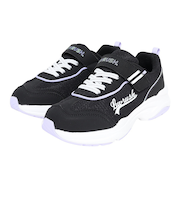 ムーンスター(MoonStar)ガールズ ジュニア スポーツシューズ ベルクロ ベルト付き スニーカー ラブラッシュ 1235 ラブスク ブラック 12240…