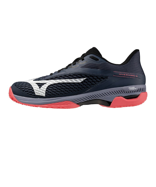 ミズノ（MIZUNO）オムニクレーコート用 テニスシューズ ウェーブエクシード6 WIDE OC 61GB251309