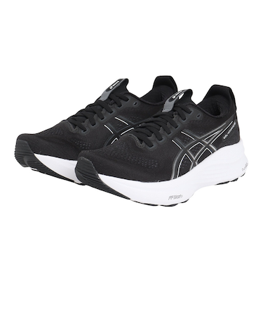 アシックス（ASICS）ランニングシューズ ジョギングシューズ GEL-KAYANO 32 NARROW ブラック ホワイト 1012B837.002 快適性