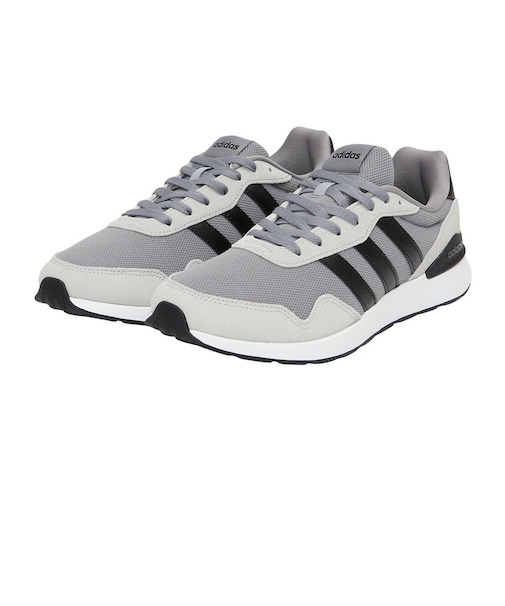 アディダス（adidas）スニーカー スポーツシューズ ラン 60s 4.0 グレー JR6624 スポーツ カジュアルシューズ