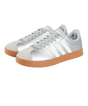 アディダス（adidas）スニーカー スポーツシューズ VLコート・ベース シルバー JQ3048 スポーツ カジュアルシューズ