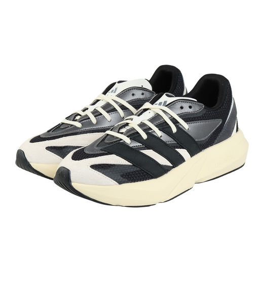 アディダス（adidas）スニーカー スポーツシューズ ライトブレイズ ブラック イエロー JR7214 スポーツ カジュアルシューズ