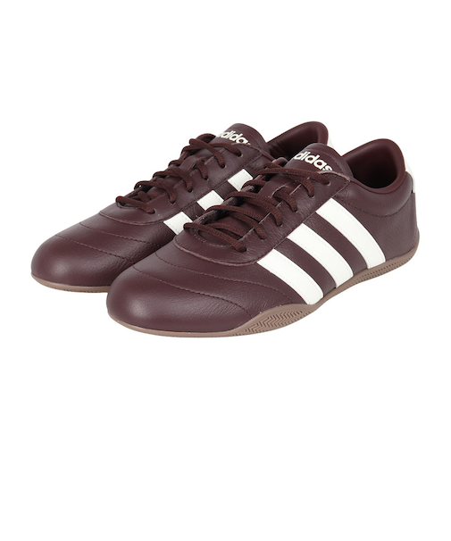 アディダス（adidas）スニーカー スポーツシューズ グランドコート ロー ブラウン JQ9680 スポーツ カジュアルシューズ