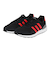 アディダス（adidas）スニーカー スポーツシューズ ラン 60s 4.0 ブラック JR8571 スポーツ カジュアルシューズ
