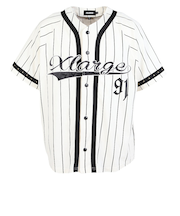 エクストララージ(XLARGE)STUDDED ベースボール ジャージ 101252013005-WHITE