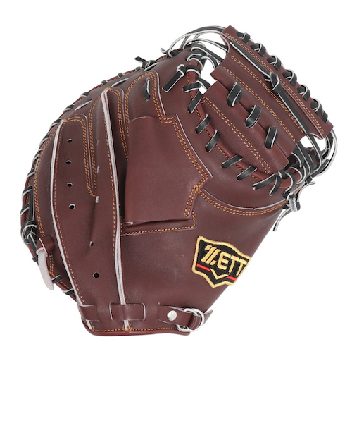 ZETTキャッチャーミット高校野球 茶色 野球グローブ ゼット（ZETT
