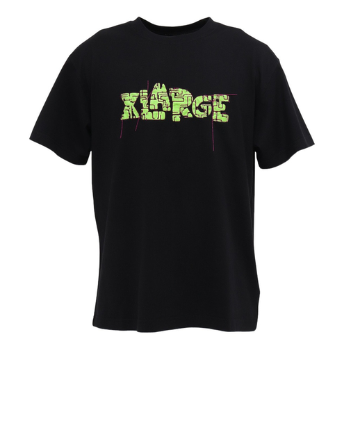 エクストララージ（XLARGE）CHIP ロゴ 半袖Tシャツ 101252011018-BLACK
