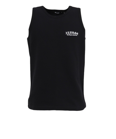 エクストララージ(XLARGE)OLD ENGLISH ワッフルタンクトップ 101252013007-BLACK