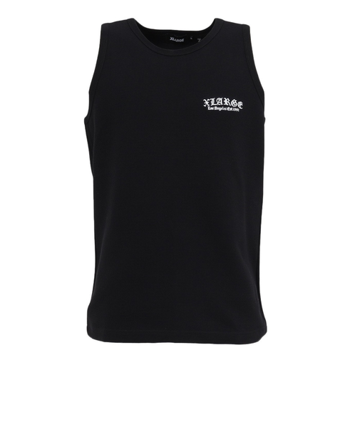 エクストララージ(XLARGE)OLD ENGLISH ワッフルタンクトップ 101252013007-BLACK