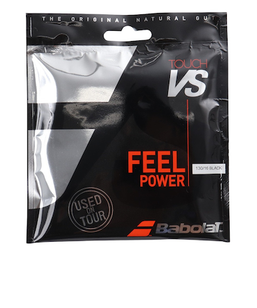 バボラ（BABOLAT）硬式テニスストリング Touch VS 12M 201031-BK-130