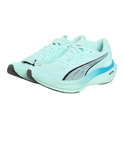 プーマ（PUMA）ランニングシューズ ジョギングシューズ ディヴィエイト ニトロ 3 ライトブルー 30970722 スニーカー